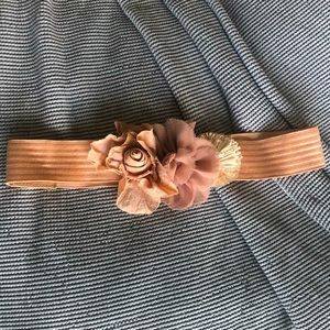 J. Crew blush floral belt